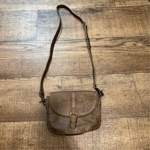 Myra Bag Tan Leather Crossbody
